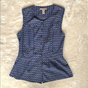 Banana Republic Short Sleeve Button Down Blouse